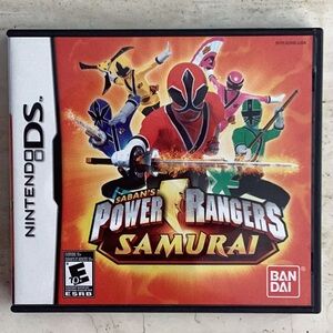 Power Rangers Samurai Saban’s Nintendo DS Game Authentic Saban Ranger Bandai
